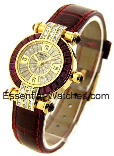 Chopard Imperiale Round with Square Cut Ruby Bezel