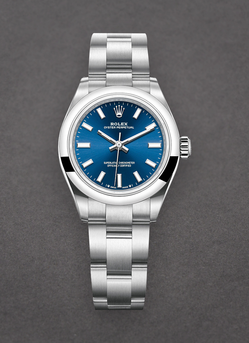 Pre-Owned Rolex Ladies Oyster Perpetual No Date in Steel with Smooth Bezel 