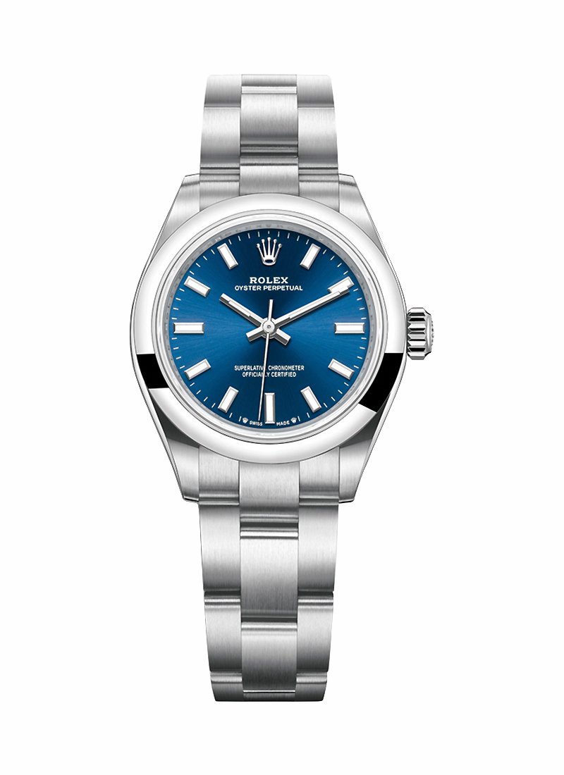 Pre-Owned Rolex Ladies Oyster Perpetual No Date in Steel with Smooth Bezel 