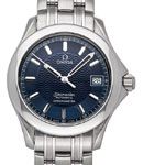 Seamaster 120M Mens 36.25mm Automatic in Steel on Steel Bracelet with Blue Dial