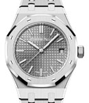 Royal Oak 37mm  50th Anniversary in Steel on Steel Bracelet with Grey Tapisserie Dial