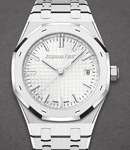 Royal Oak Automatic 34mm 50th Anniversary in Steel on Steel Bracelet with Silver Dial
