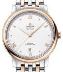 De Ville Prestige Co-Axial in Steel and Rose Gold Bezel On Steel and Rose Gold Bracelet with Grey Dial