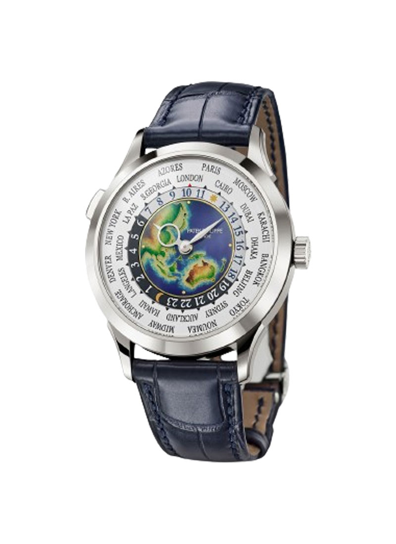 Patek Philippe World Time 5231G 38.5mm in White Gold