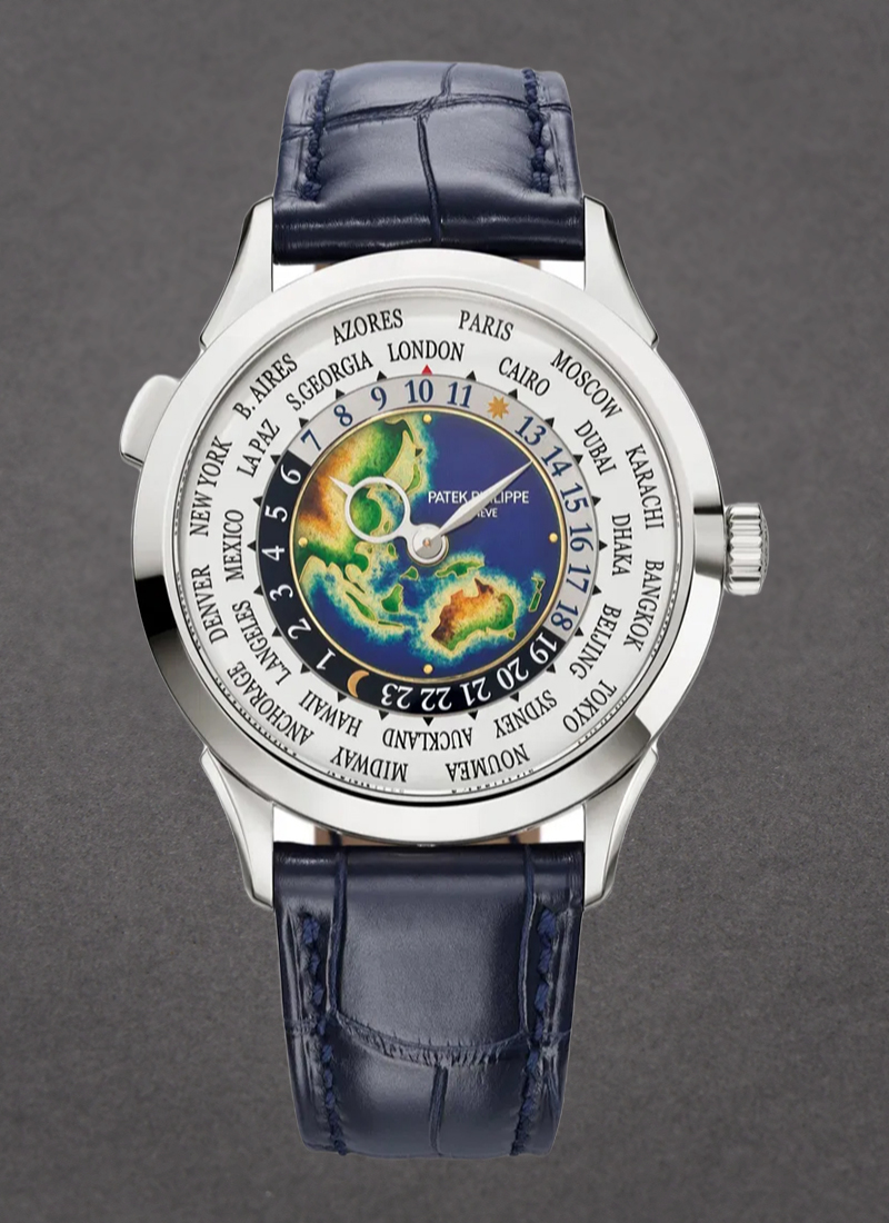 Patek Philippe World Time 5231G 38.5mm in White Gold