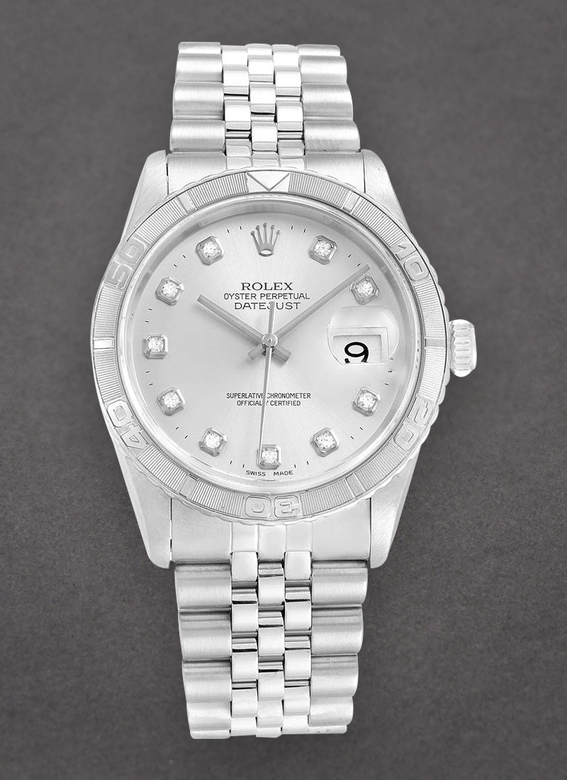 Pre-Owned Rolex Datejust 36mm in Steel with Turn-O-Graph Bezel