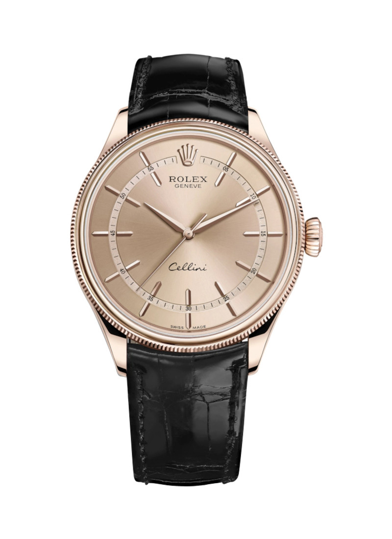 Pre-Owned Rolex Cellini Time 39mm in Rose Gold