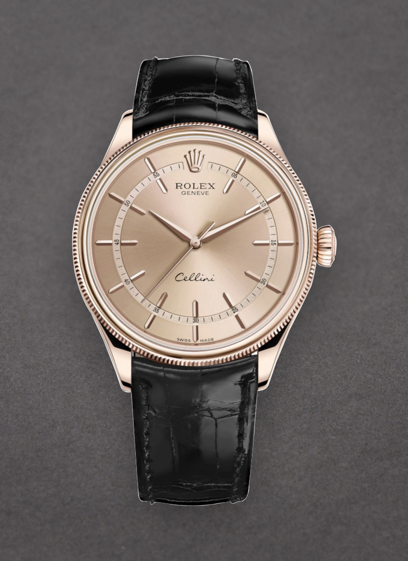 Pre-Owned Rolex Cellini Time 39mm in Rose Gold