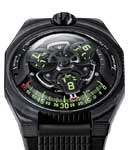 UR-100V Jacket in Titanium - Limited to 25 Piece on Black Rubber Strap with Black Dial