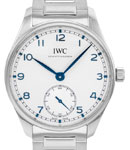 IWC Portugieser Automatic 40 Watch - Stainless Steel on Stainless Steel Bracelet with Silver Dial