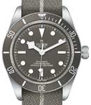 Black Bay Fifty-Eight in Silver Case with Taupe Bezel on Taupe Fabric Strap with Taupe Dial