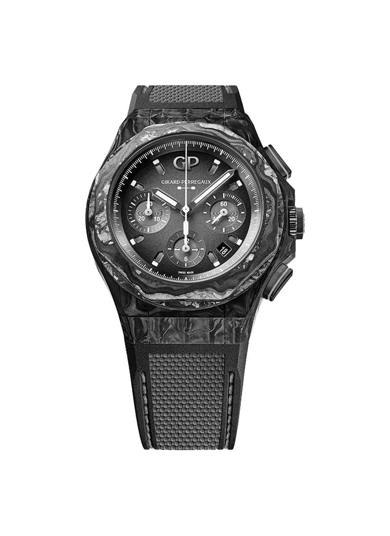 Girard Perregaux Laureato Absolute Crystal Rock 44mm in Carbon
