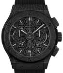 Classic Fusion Aerofusion Chronograph All Black Shepard Fairey 45mm in Micro Blasted Black Ceramic on Black Lined Rubber Strap with Sapphire Dial - Limited Edition of 50 