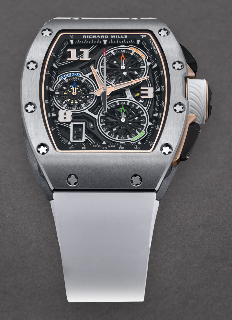 Richard Mille RM72-01 Chronograph in Titanium and Rose Gold