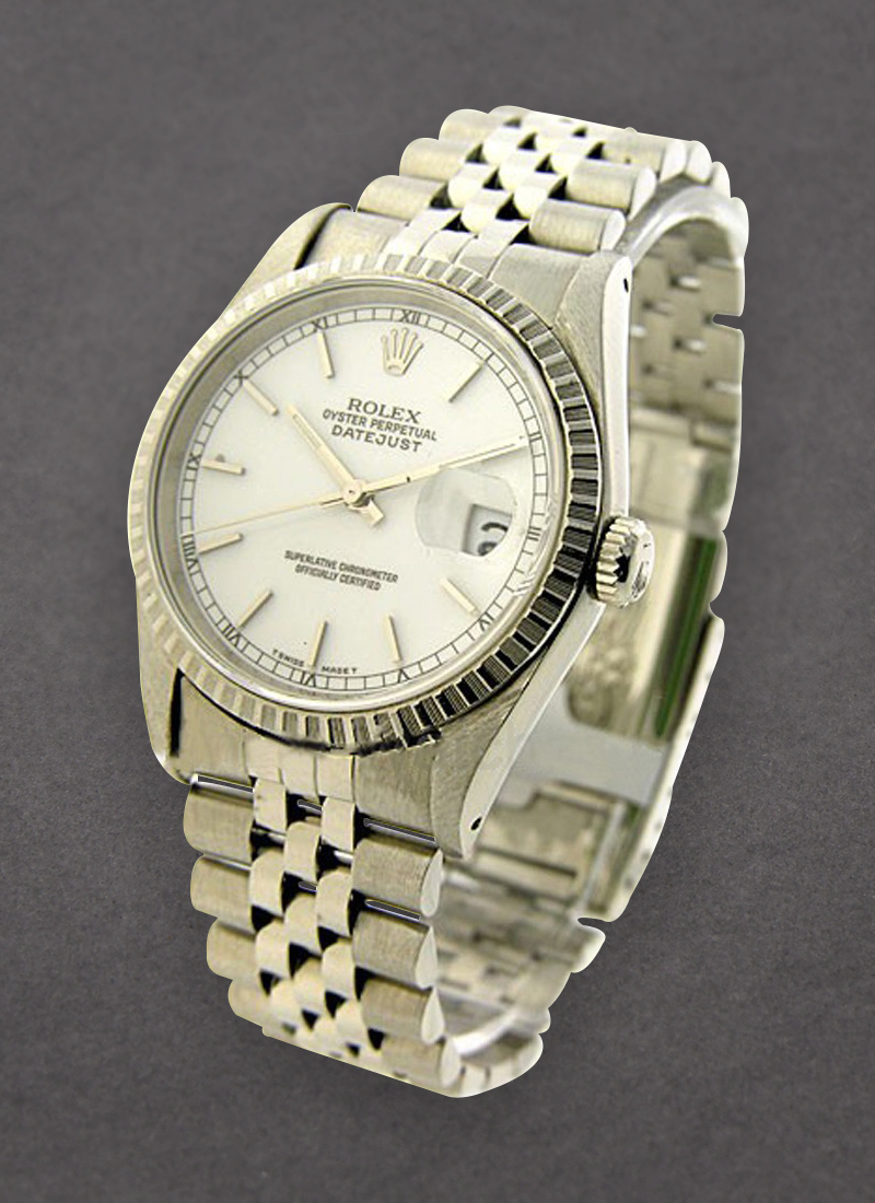 Pre-Owned Rolex Men's Datejust with Engine Bezel