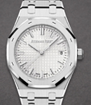 Royal Oak Automatic 34mm in Steel on Steel Bracelet with Silver Dial