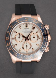 Pre-Owned Rolex 116515 Daytona 40mm in Rose Gold with Black Ceramic Bezel 116515
