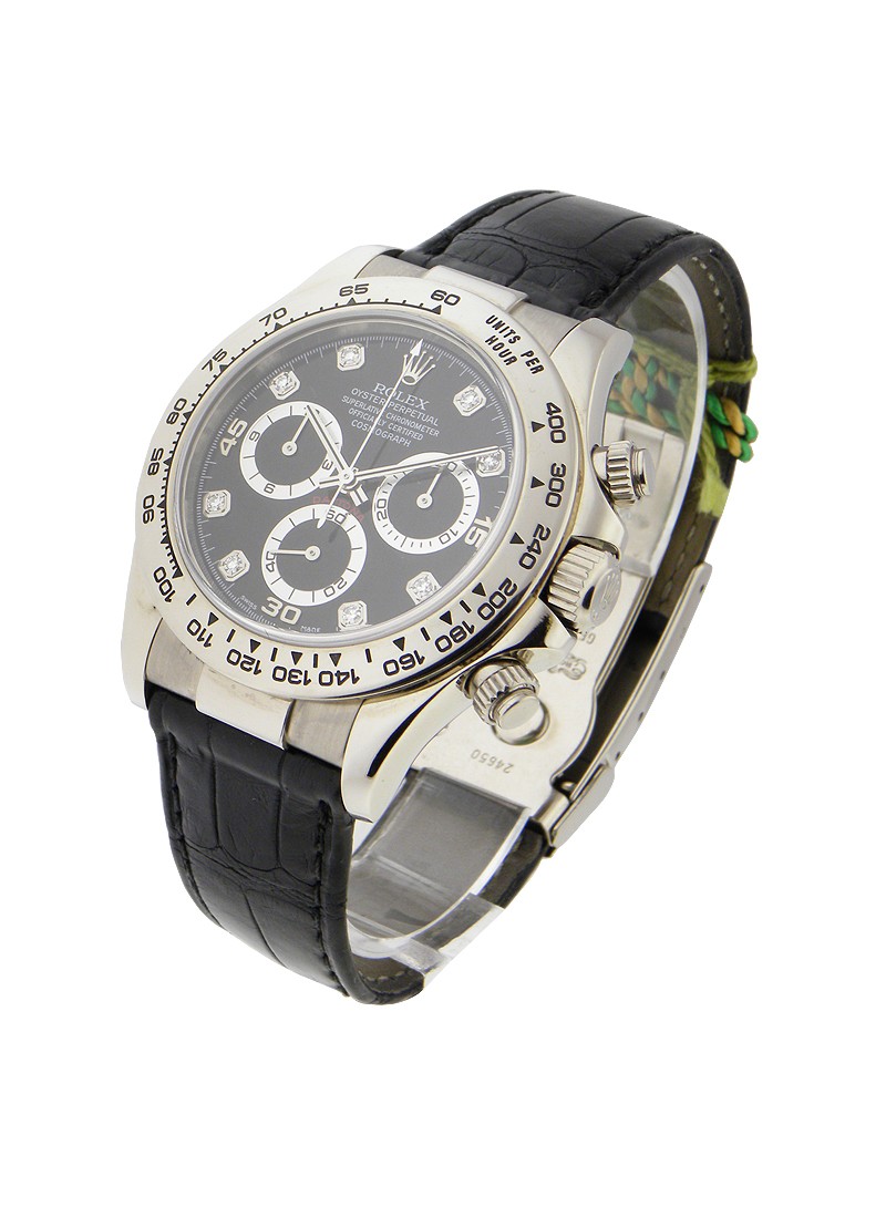 Rolex daytona crocodile online strap