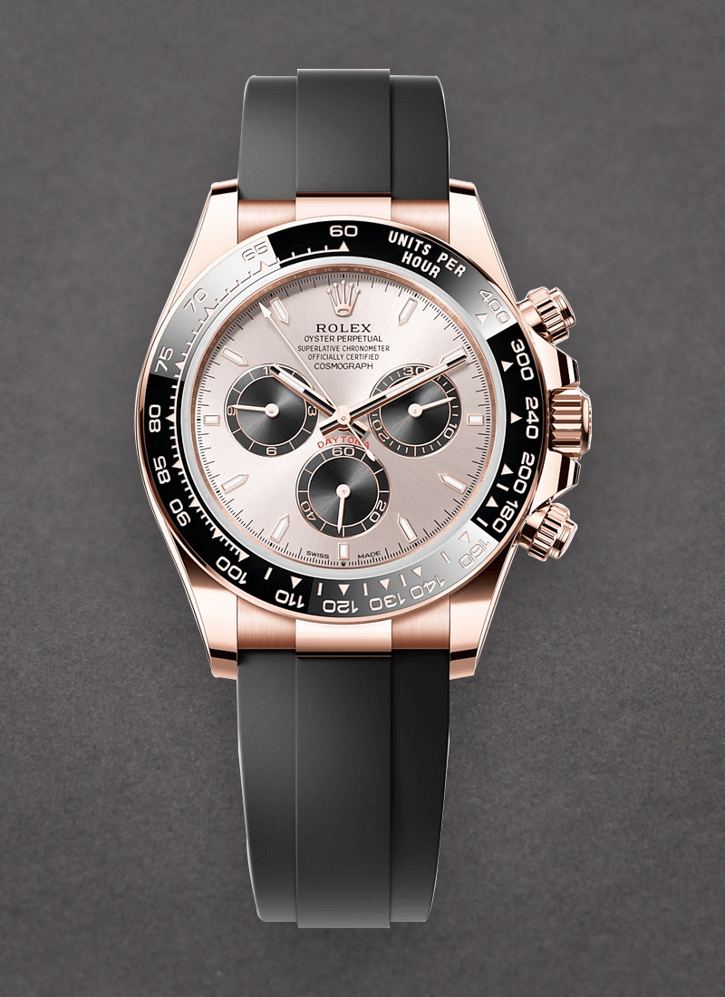 Rolex Unworn Daytona Cosmograph in Rose Gold with Black Bezel