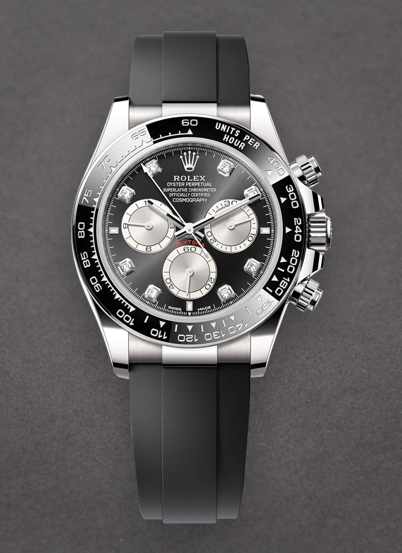 Rolex Unworn Daytona 40mm in White Gold with Black Ceramic Bezel