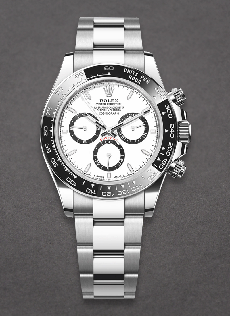 Rolex Unworn Daytona Steel Ceramic Panda Dial