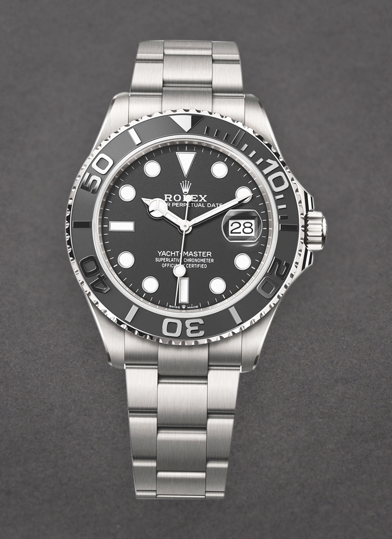 Rolex Unworn Yachtmaster 42mm in RLX Titanium with Black Bezel