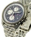 Bentley GT Chronograph Limited Edition White Gold on Full Diamond Bracelet - Grey Diamond Dial