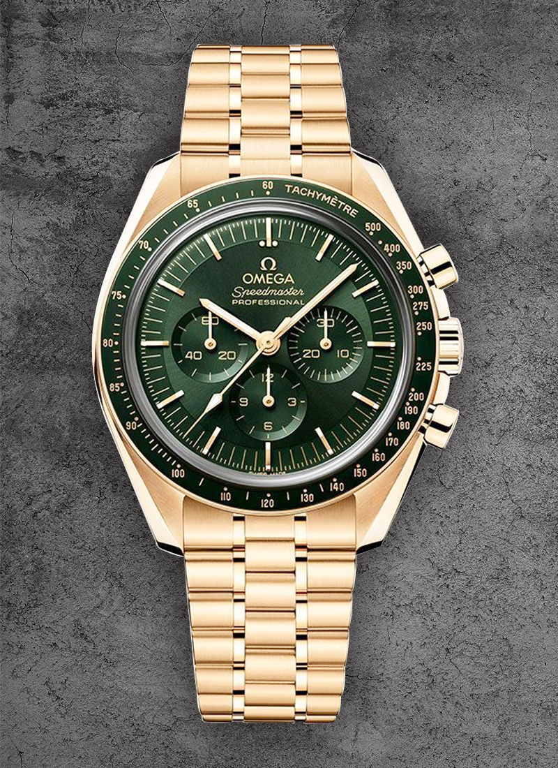 Omega Speedmaster Professional Moonwatch 42mm with Green Bezel