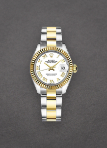 Pre-Owned Rolex 279173 Datejust 26mm in Steel with Yellow Gold Fluted Bezel 279173