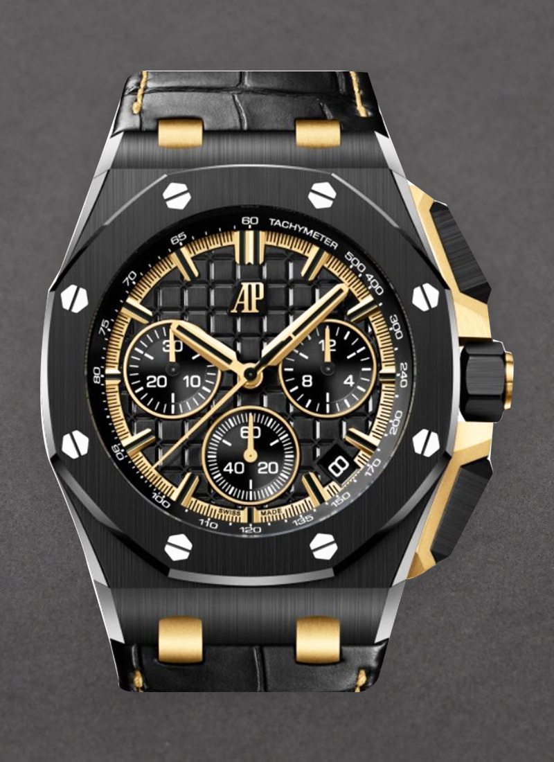 Audemars Piguet Royal Oak Offshore Chronograph 43mm in Black Ceramic and Yellow Gold