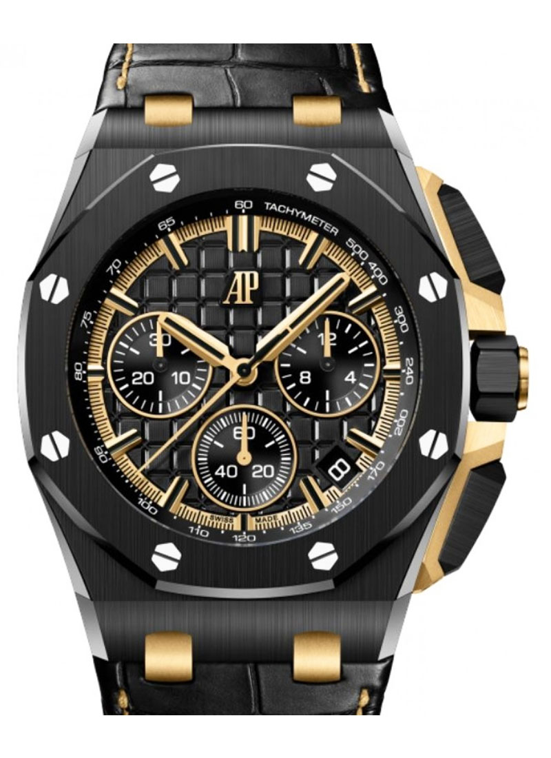 Audemars Piguet Royal Oak Offshore Chronograph 43mm in Black Ceramic and Yellow Gold