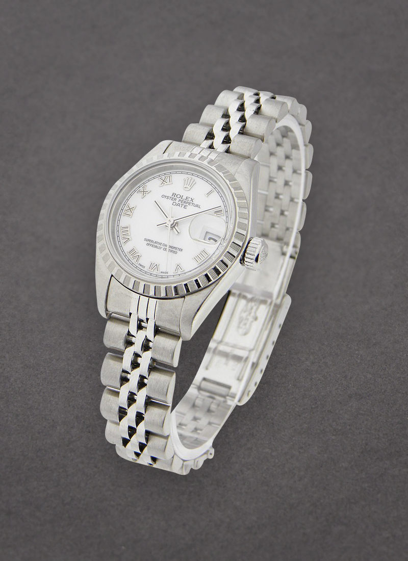 Pre-Owned Rolex Date Ladies -  26mm -  Engine Bezel