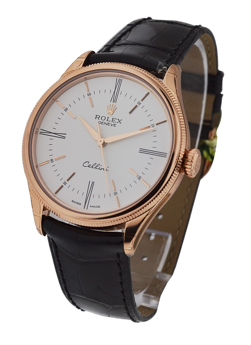 Pre-Owned Rolex Cellini Time 39mm in Rose Gold