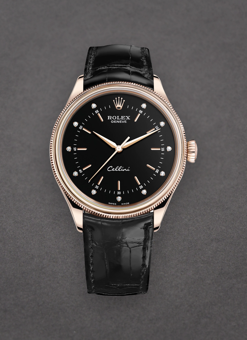 Pre-Owned Rolex Cellini Time 39mm in Rose Gold