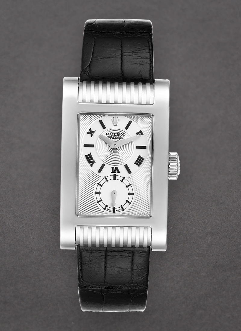 Pre-Owned Rolex Cellini Priince Manual in White Gold