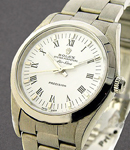 Air-King 14000 in Steel on Steel  Bracelet with White Roman Dial