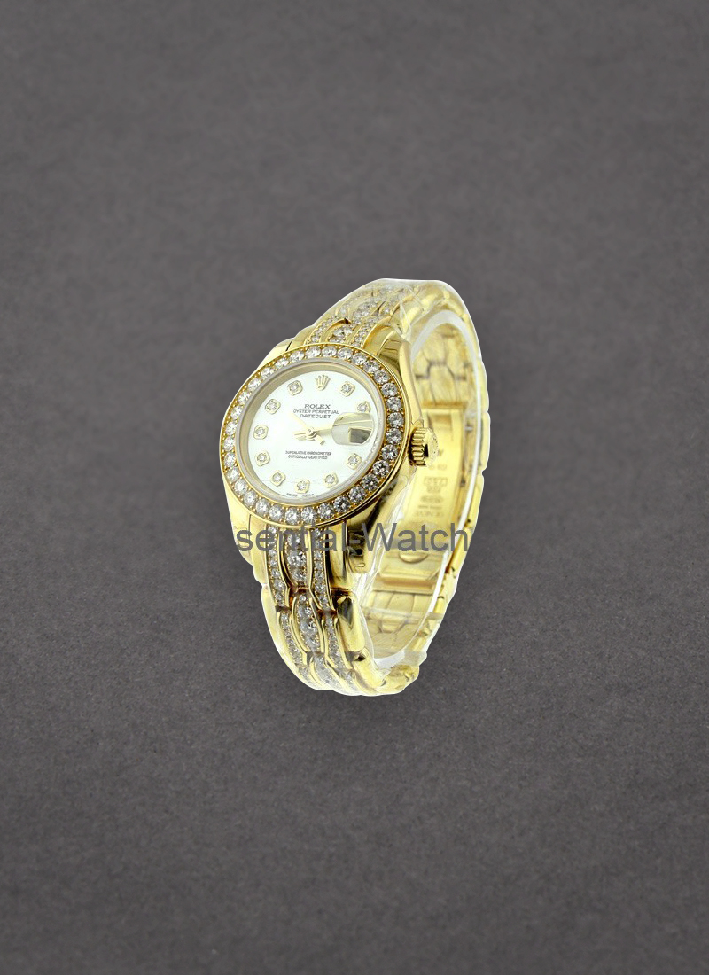 Pre-Owned Rolex Masterpiece Lady's in Yellow Gold with 32 Diamond Bezel - Limited Edition