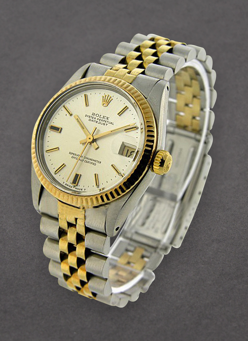 Pre-Owned Rolex Mid Size - Datejust - 2-Tone - Fluted Bezel