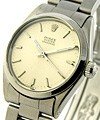 Mid Size Datejust in Steel on Steel Bracelet with Silver Dial