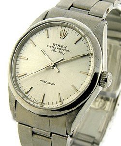Air-King - Steel on Steel Oyster Bracelet with Silver Stick Dial