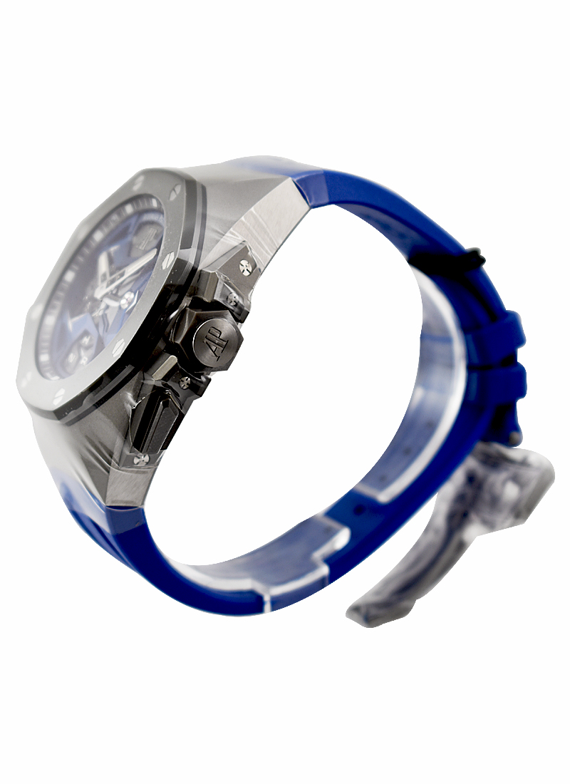 Audemars Piguet Royal Oak Concept Flying Tourbillon GMT in Sandblasted Titanium 26589IO.OO.D030CA.01