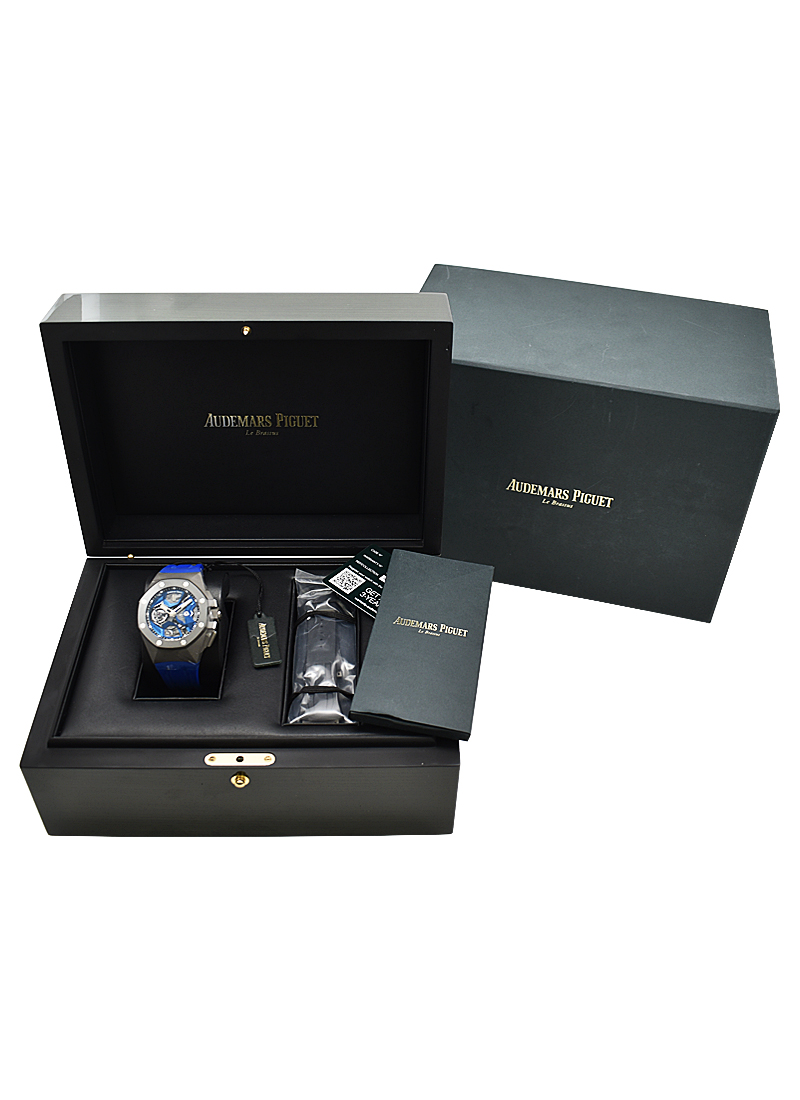 Audemars Piguet Royal Oak Concept Flying Tourbillon GMT in Sandblasted Titanium 26589IO.OO.D030CA.01