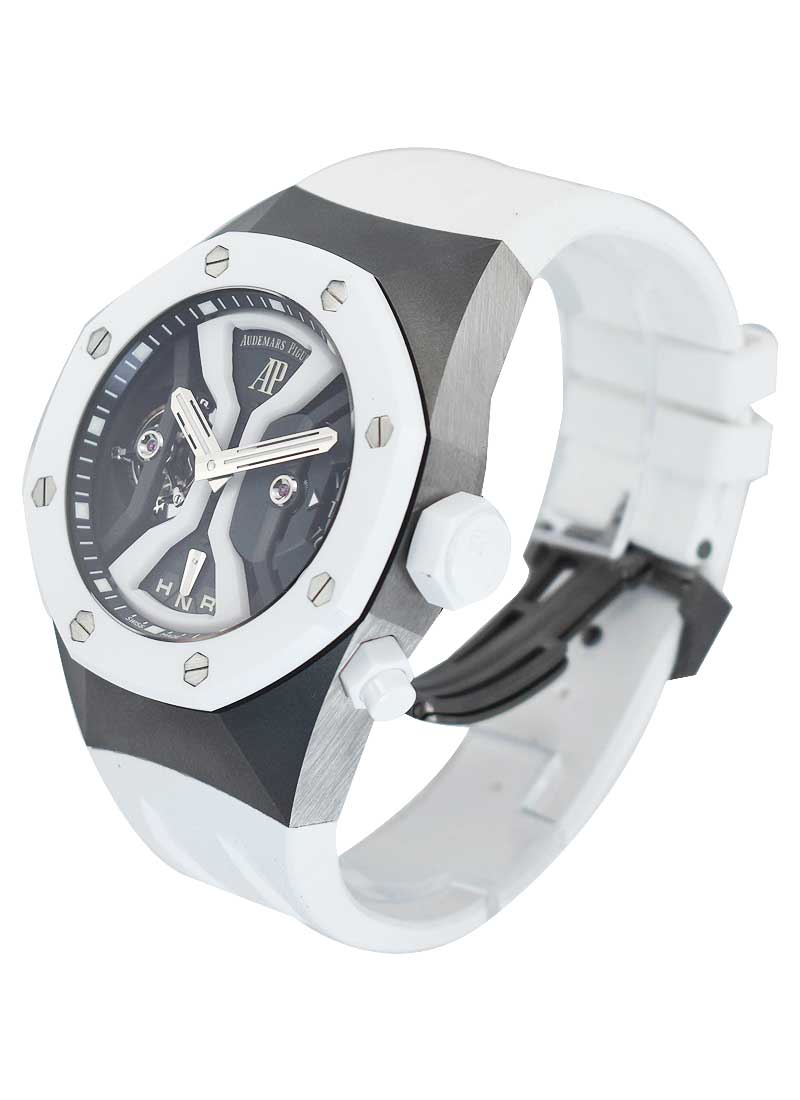 Audemars piguet concept gmt outlet tourbillon in white ceramic