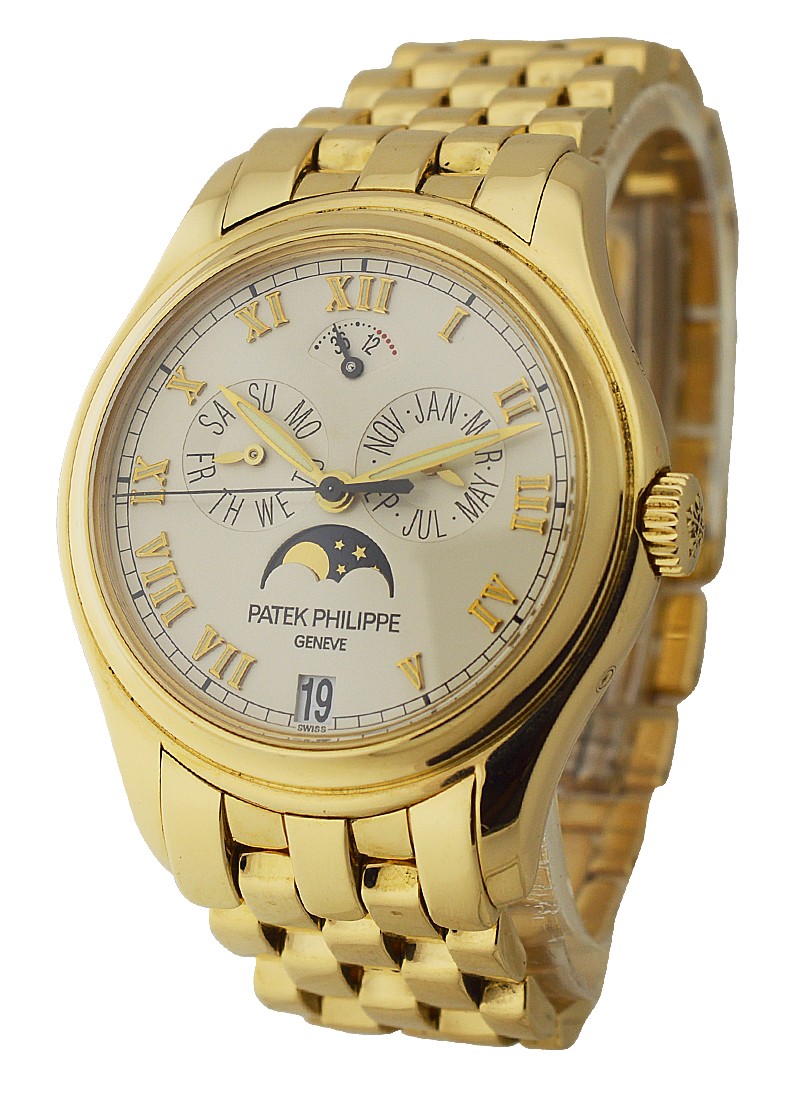 Patek Philippe Ref 5036/1J - Annual Calendar with Moon in Yellow Gold