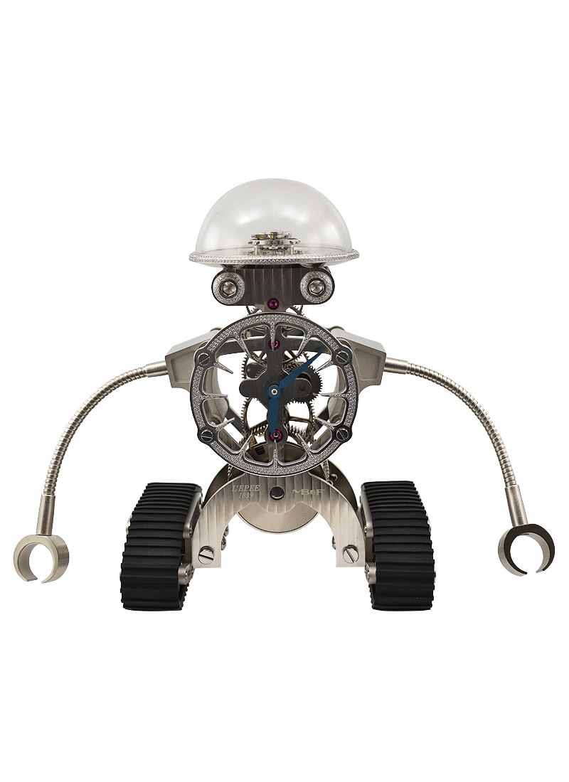 MB&F L’Epée 1839 Diamond Sherman Clock in White Gold 76.6001/151