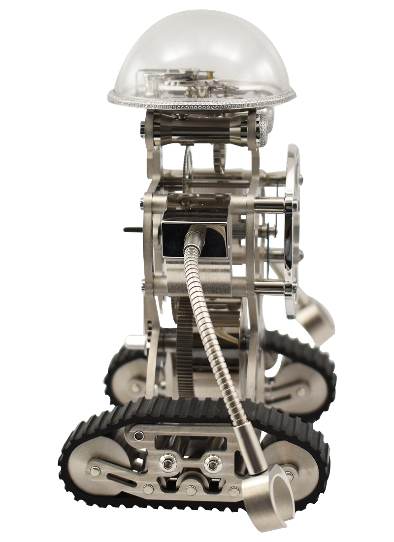 MB&F L’Epée 1839 Diamond Sherman Clock in White Gold 76.6001/151