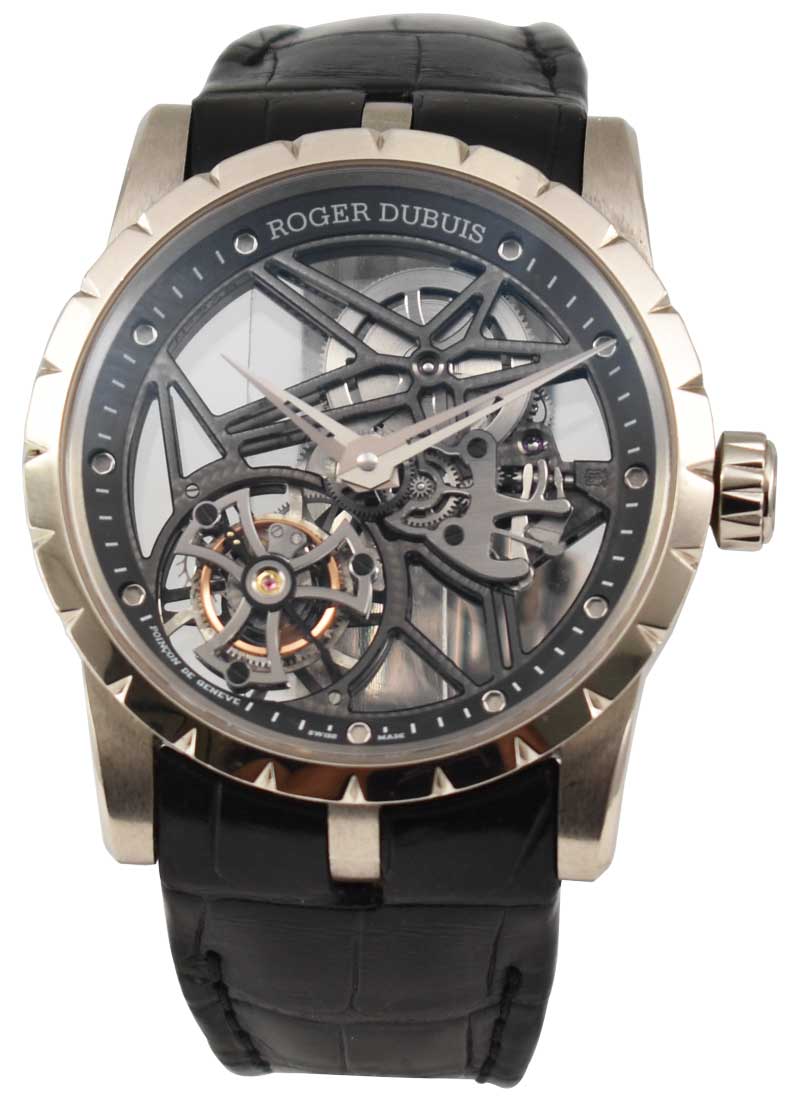 RDDBEX0393 Roger Dubuis Excalibur 42mm White Gold | Rostovsky Watches