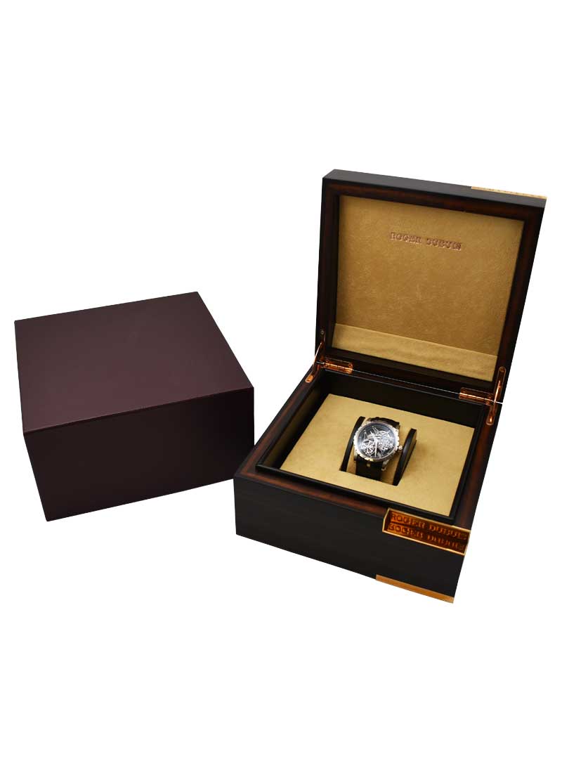 Roger Dubuis Excalibur 42mm Skeleton Tourbillon in White Gold RDDBEX0393