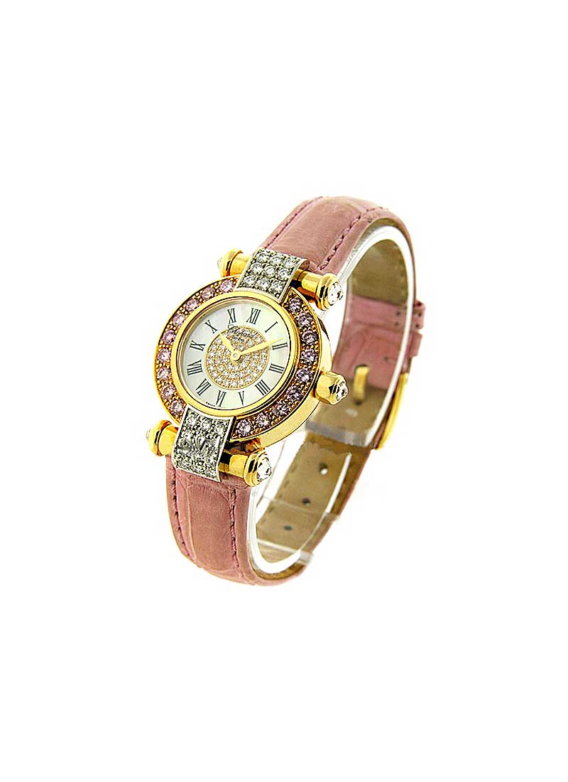 Chopard Imperiale in Rose Gold with Pink Diamonds Bezel