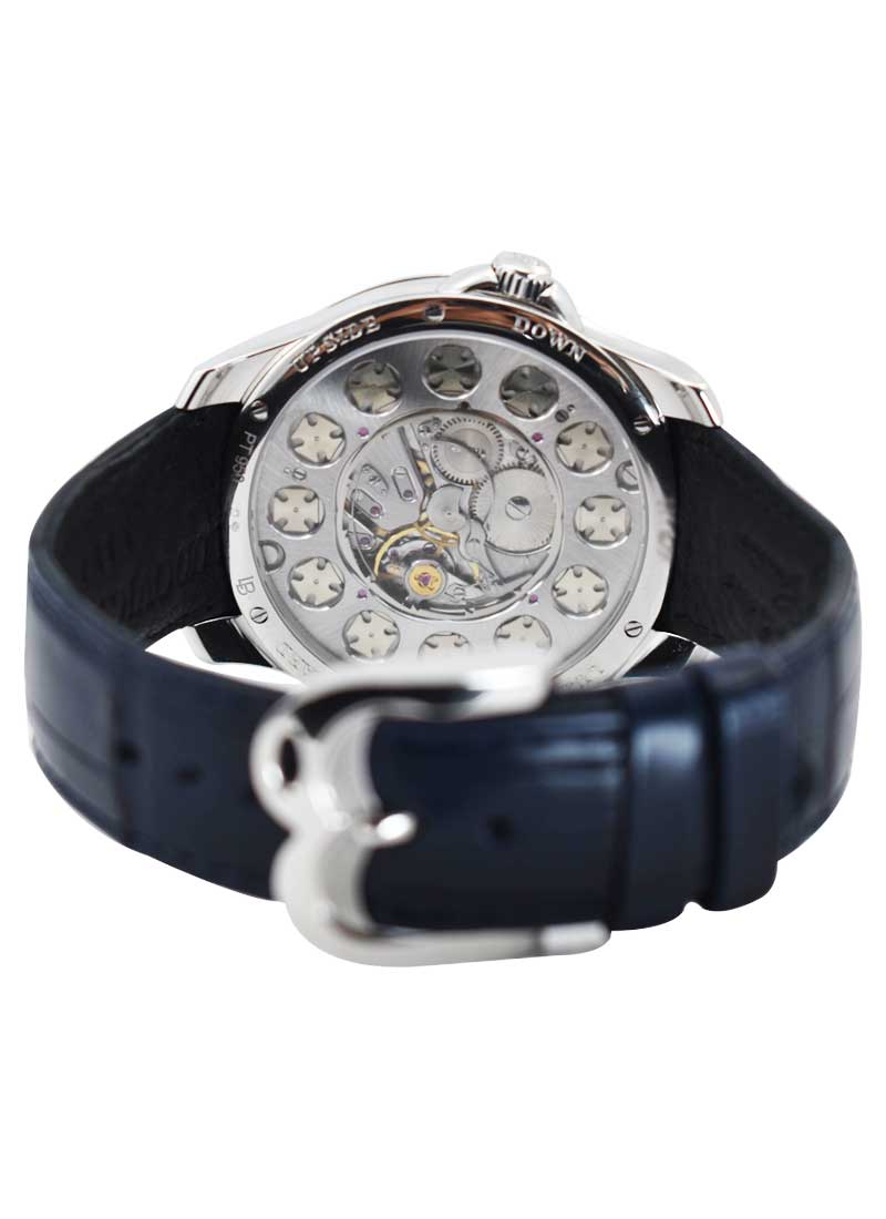 Ludovic Ballouard Upside Down with Aventurine Blue Night Dial Silver Colored Movement